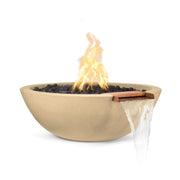 Sedona Fire & Water Bowl - GFRC Concrete - 27" - Backyard Supply Direct