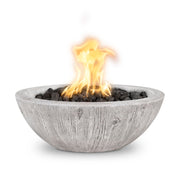Sedona Fire Bowl - GFRC Wood Grain - 27" - Backyard Supply Direct