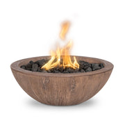 Sedona Fire Bowl - GFRC Wood Grain - 27" - Backyard Supply Direct