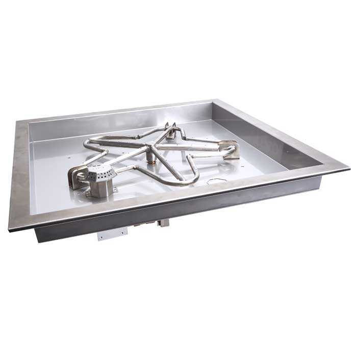 HPC 42" Square Bowl Fire Pit Insert, CSA Certified