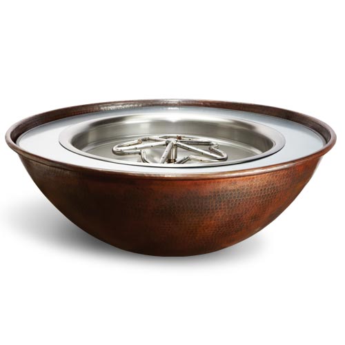 HPC 31" Tempe Hammered Copper Fire Bowl