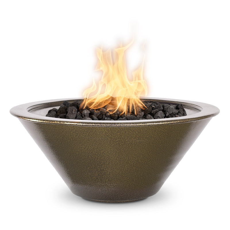 The Outdoor Plus Cazo Fire Bowl - Powder Coat Gold Vein