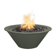 The Outdoor Plus Cazo Fire Bowl - Powder Coat Olive Green