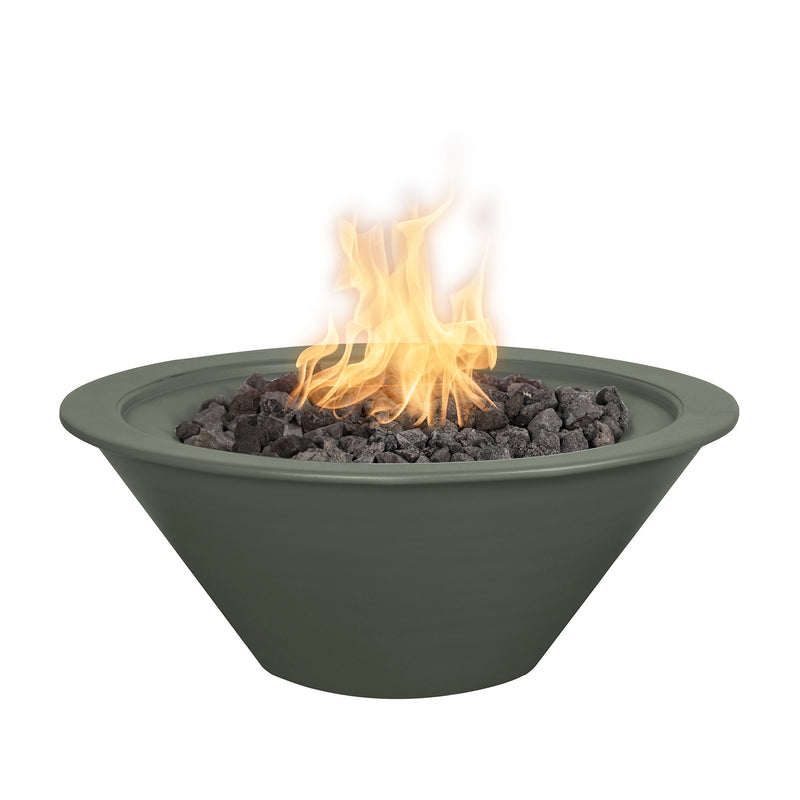 The Outdoor Plus Cazo Fire Bowl - Powder Coat Olive Green
