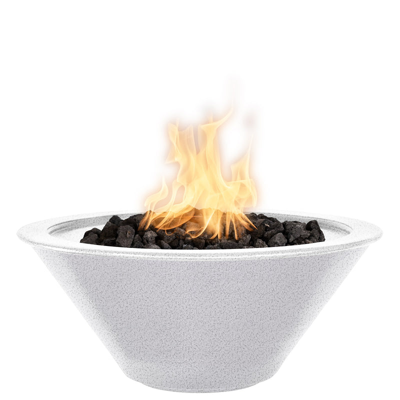 The Outdoor Plus Cazo Fire Bowl - Powder Coat White Vein
