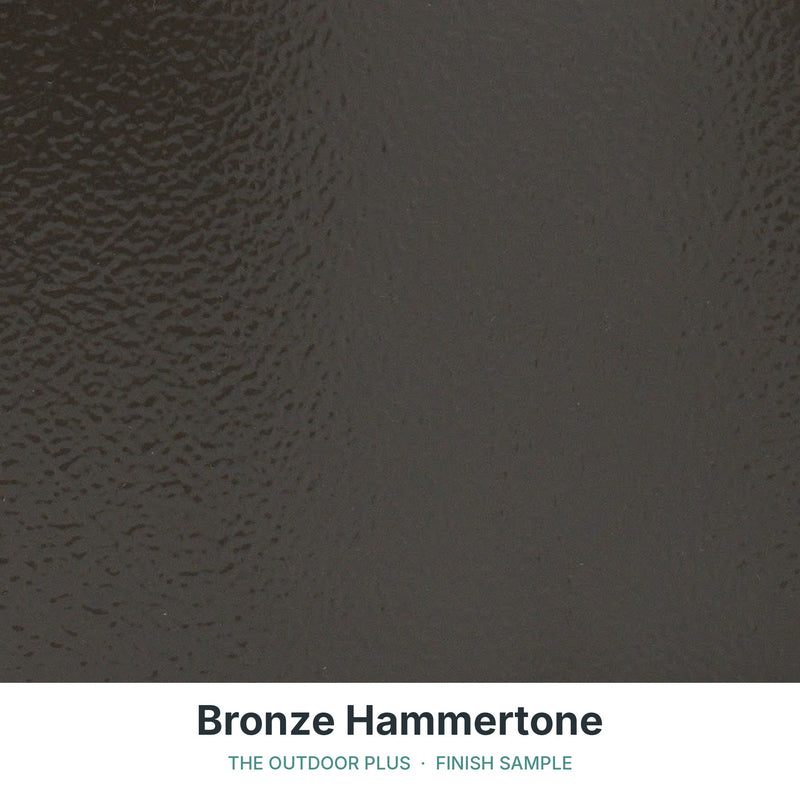 Bronze Hammertone finish sample - The Outdoor Plus