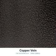 Copper Vein finish sample - The Outdoor Plus