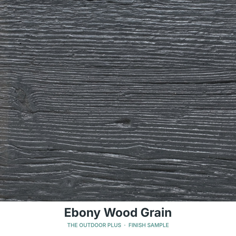 Ebony Wood Grain finish sample - The Outdoor Plus