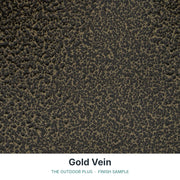 Gold Vein finish sample - The Outdoor Plus