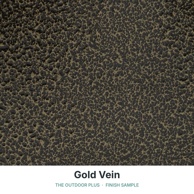 Gold Vein finish sample - The Outdoor Plus