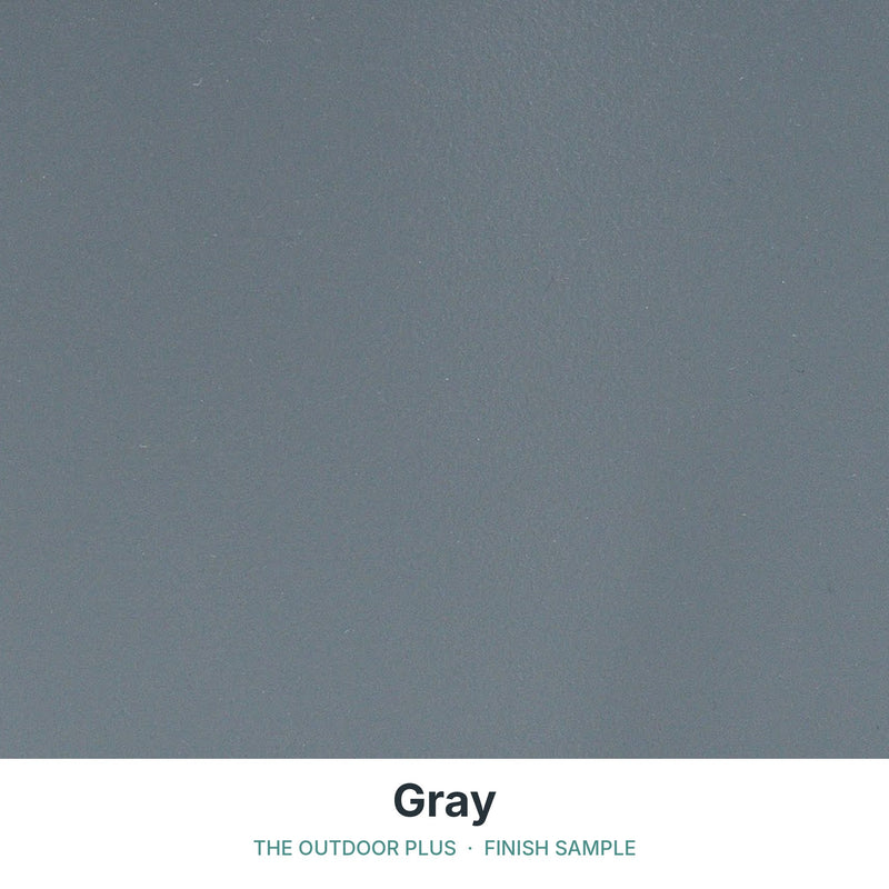 Gray finish sample - The Outdoor Plus