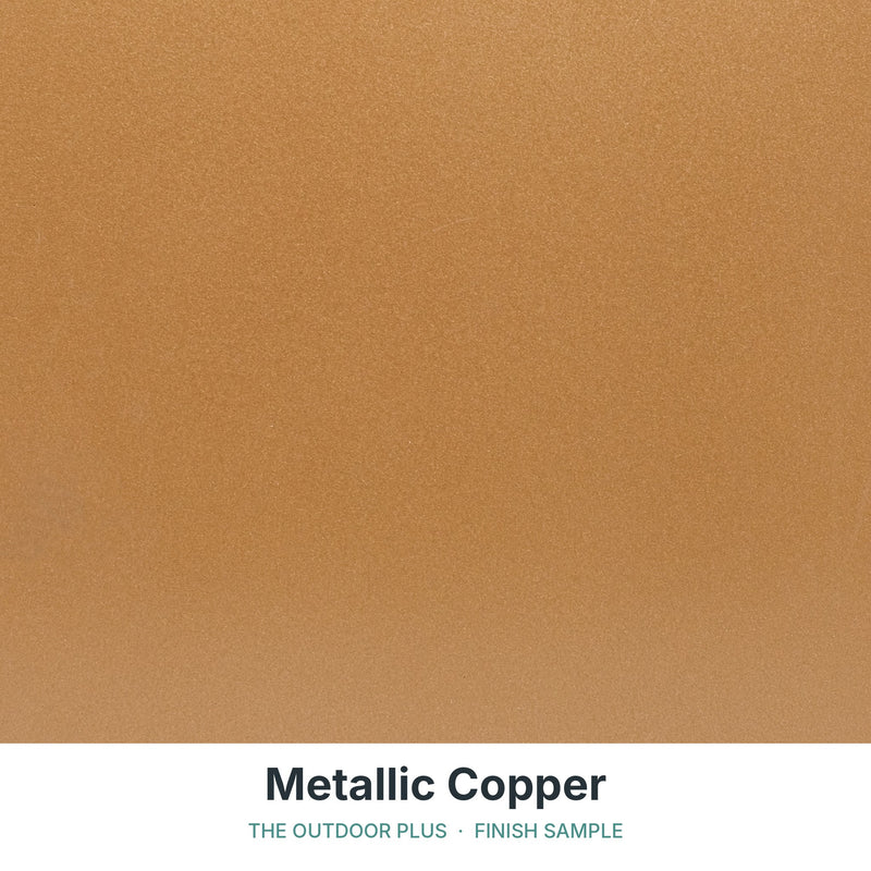 Metallic Copper finish sample - The Outdoor Plus