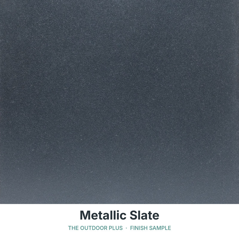Metallic Slate finish sample - The Outdoor Plus