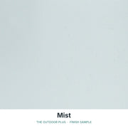 Mist finish sample - The Outdoor Plus