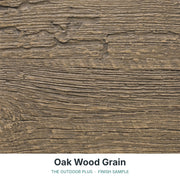 Oak Wood Grain finish sample - The Outdoor Plus