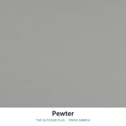 Pewter finish sample - The Outdoor Plus