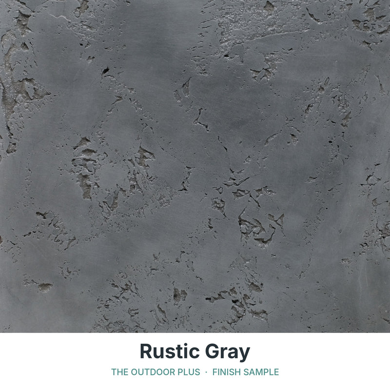 Rustic Gray finish sample - The Outdoor Plus
