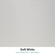 Soft White finish sample - The Outdoor Plus