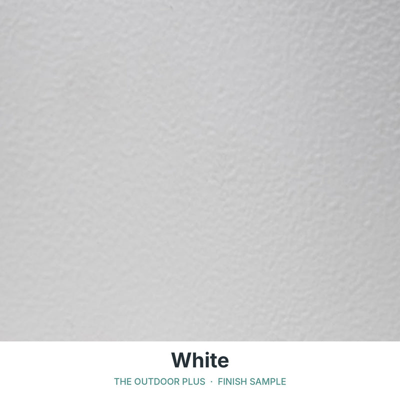 White finish sample - The Outdoor Plus