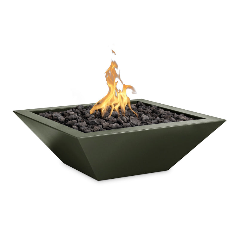The Outdoor Plus Maya Fire Bowl - Powder Coat Olive Green