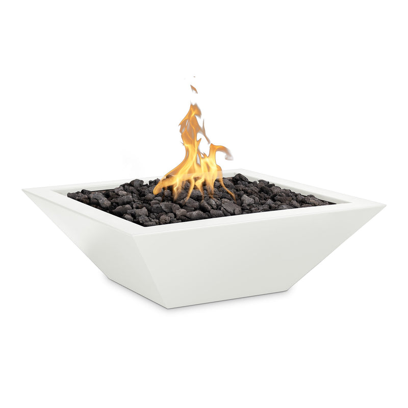 The Outdoor Plus Maya Fire Bowl - Powder Coat Soft White