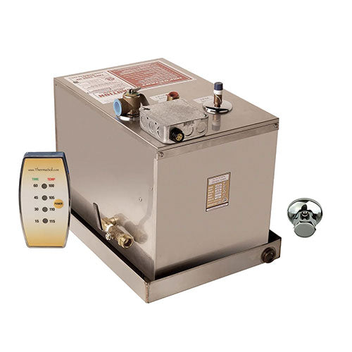 ThermaSol Day Spa Commercial Steam Shower Generator Kit, up to 4 Rooms