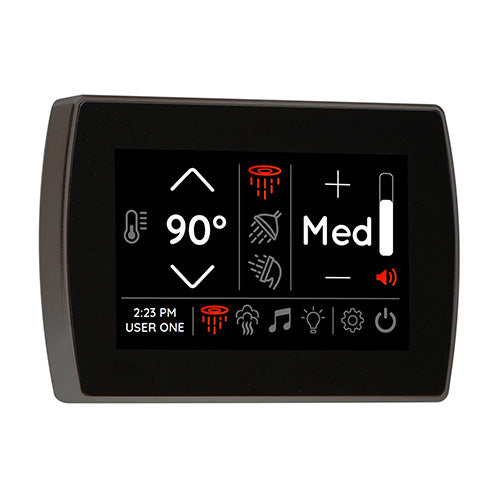 ThermaSol SignaTouch Digital Steam Shower Control, Touchscreen, 5 Inch