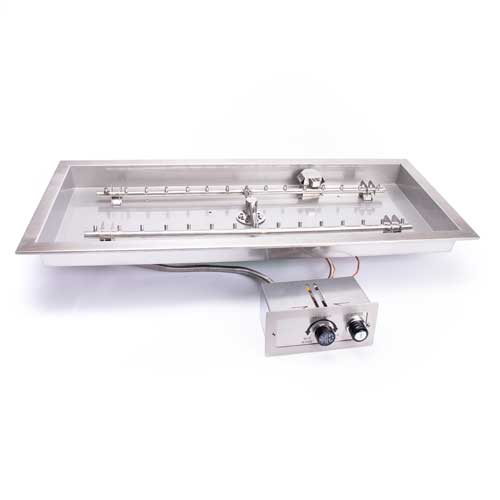 HPC 36x14" H-Burner Bowl Fire Pit Insert, CSA Certified