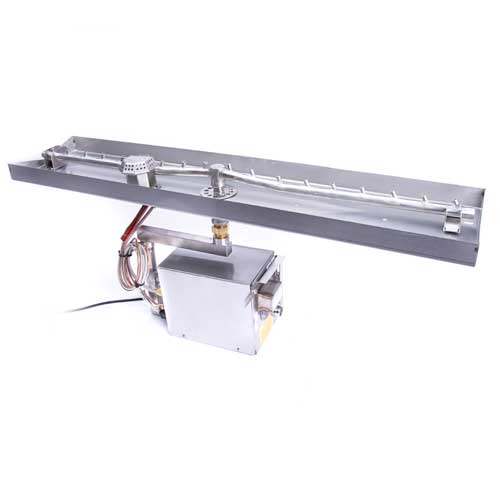 HPC 25x8" Interlink Linear Fire Pit Insert, CSA Certified