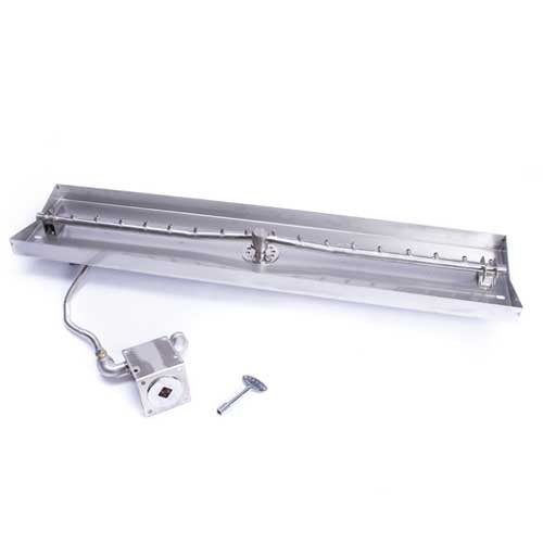 HPC 25x8" Interlink Linear Fire Pit Insert, CSA Certified