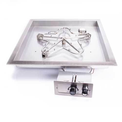 HPC 18" Square Bowl Fire Pit Insert, CSA Certified