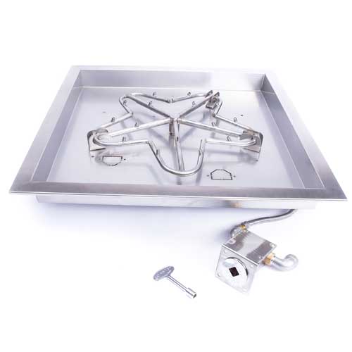 HPC 18" Square Bowl Fire Pit Insert, CSA Certified