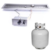 HPC 48" Linear Trough Fire Pit Insert, CSA Certified