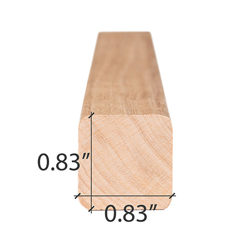 PROSAUNAS Alder 1x1 (21mm x 21mm) S4SEE SHP