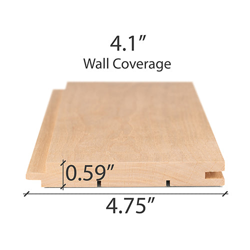 PROSAUNAS Alder 1x5 (15mm x 120mm) T&G STS4