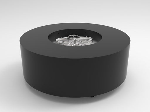 HPC 48" Round Metal Enclosure with Fire Pit Burner