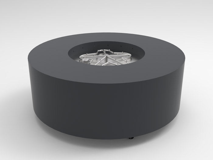 HPC 48" Round Metal Enclosure with Fire Pit Burner