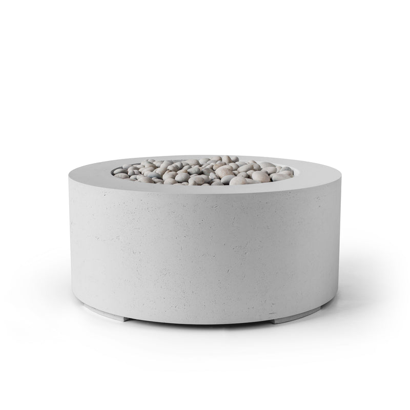 HPC Belmont Lightweight Concrete Fire Pit with Torpedo Burner
