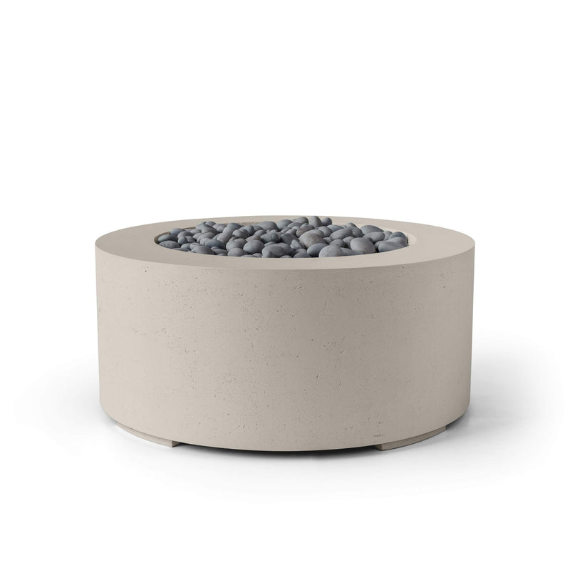 HPC Belmont Lightweight Concrete Fire Pit with Torpedo Burner