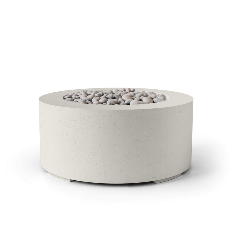 HPC Belmont Lightweight Concrete Fire Pit with Torpedo Burner