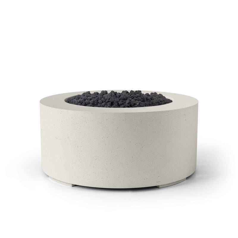 HPC Belmont Lightweight Concrete Fire Pit with Torpedo Burner