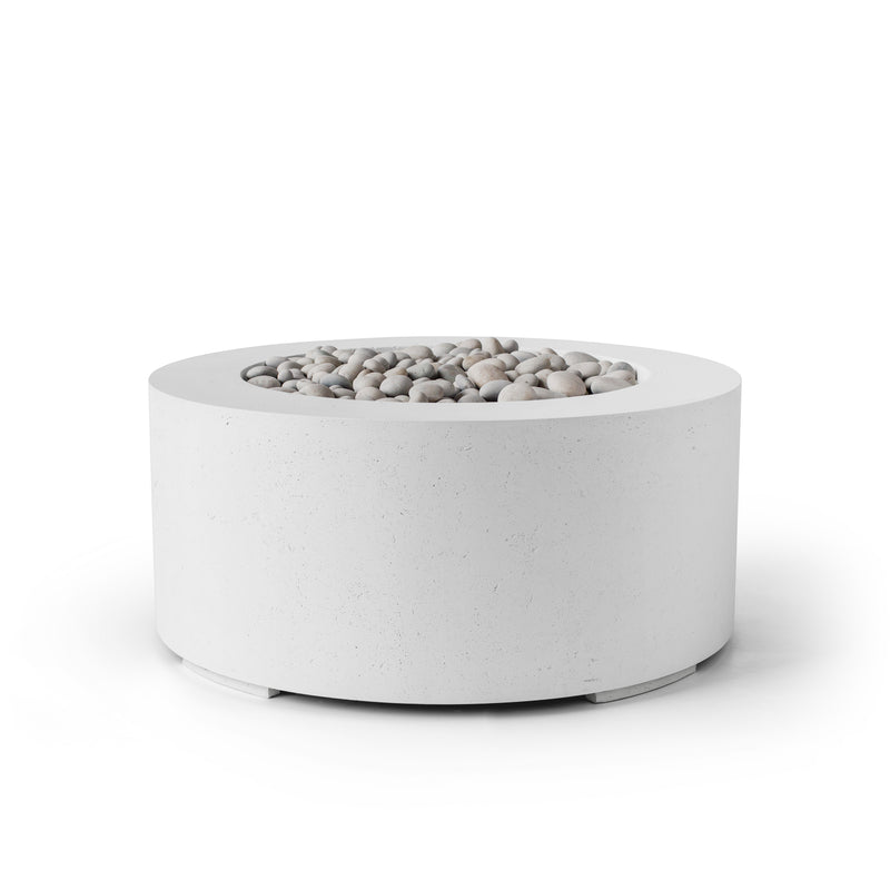 HPC Belmont Lightweight Concrete Fire Pit with Torpedo Burner