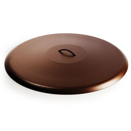 HPC Round Aluminum Fire Pit Hard Cover-Copper Vein