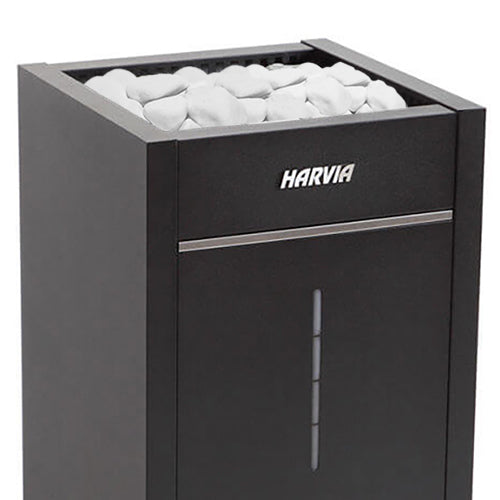 Harvia AC4000 Decorative White Sauna Heater Stones, Rounded, 5-10cm