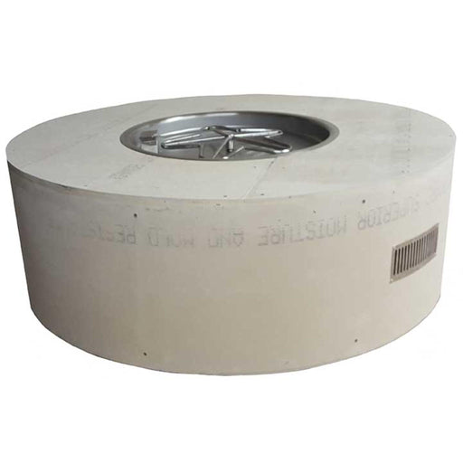 HPC Fire Round Ready to Finish Fire Pit Kit with Torpedo Burner - Backyard Supply Direct