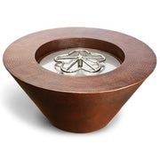 HPC 32" Mesa Hammered Copper Fire Bowl