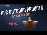 HPC outdoor DIY gas fire pit kits — how to build your own custom gas fire pit