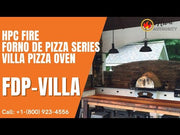 HPC Villa Series built-in dual fuel wood and gas pizza oven — overview and features