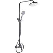 SaunaLife Model R3 Rain Series Outdoor Barrel Shower Kit, 53"W x 90"H