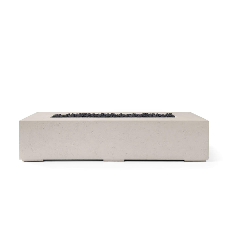 HPC Sonoma 56 Lightweight Concrete Fire Pit with Torpedo Burner